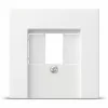 Gira TAE+Stereo+USB Abdeckung System 55, 027603, Reinweiß, Glänzend 5