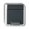 GIRA Steckdose 1f Gr Mt WG AP AP Klappd IP44 Horiz/vert Komplettgeh 44030 5