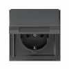 GIRA Steckdose 1f Anth Mt TX_44 UP Klappd IP44 ZP Horiz/vert Zentralpl 45467 5