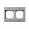 GIRA Rahmen 2f Alu TX_44 Kst Thermopl F.UP-Installation 21265 5