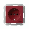 GIRA Steckdose 1f Rt Glz System 55 UP IP20 ZP Horiz/vert Zentralpl 44902 7