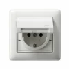 GIRA Steckdose 1f Rws Glz Standard 55 UP IP44 Klappd Horiz/vert VP 115703 7