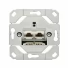 GIRA Anschlussdose Cat6A UP 2xRJ45 LSA Designfähig 245200 7