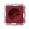 GIRA Steckdose 1f Rt Glz System 55 UP IP20 ZP Horiz/vert Zentralpl 144902 7