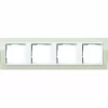 GIRA 0214773 ABSCHLUSSRAHMEN 4-FACH FÜR VENT WEISS, SAND 5