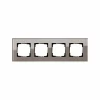 GIRA 0214122 UMBRA GLASS-SPIRIT 4-STUFEN-ABSCHLUSSRAHMEN 5