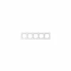 GIRA RAHMENPLATTE 5FACH REINWEISS/REINWEISS 0215410 7