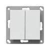 GIRA 242227 WANDSENDER OHNE BATTERIE, 2-FACH-SYSTEM 55 REINWEISS MATT 5