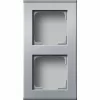 Gira Gehäuse 2-fach Alu 136226 7