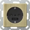 Gira SCHUKO-Steckdose Brz/anth 0188603 5