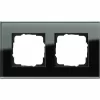 Gira Abdeckrahmen 2f. Sw-glas 021205 7